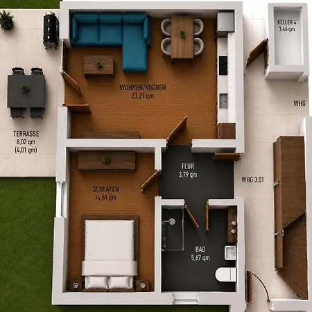 Apartman Bergidylle- Saniert Und Hochwertig Mit Massivholzmoebeln, Sonnenterrasse In Der Natur, Fussgaengig Ins Zentrum Altenberg (Erzgebirge)